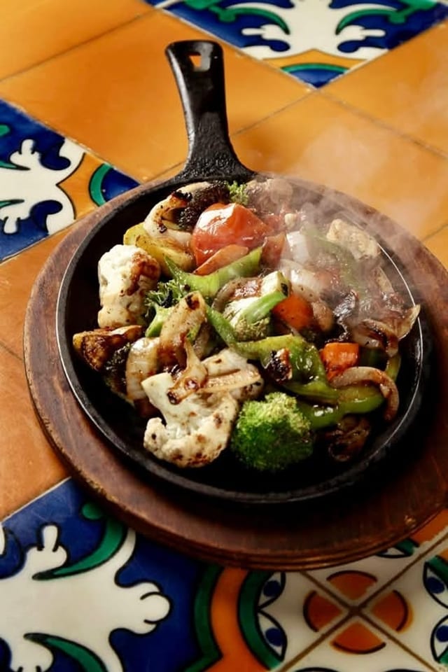 Vegetarian Fajitas.